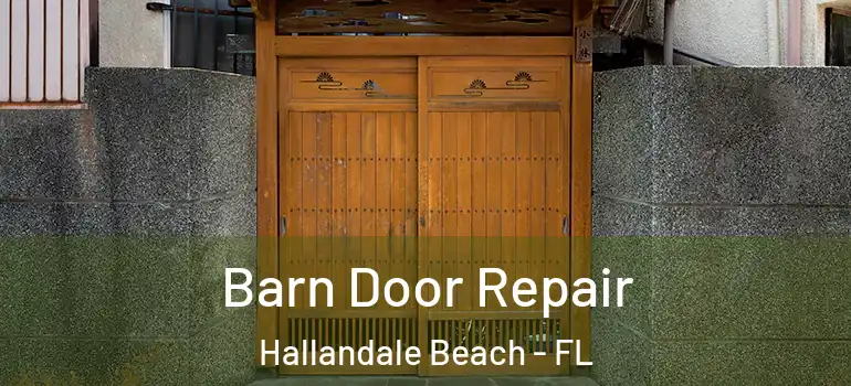  Barn Door Repair Hallandale Beach - FL