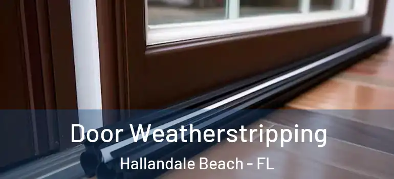  Door Weatherstripping Hallandale Beach - FL