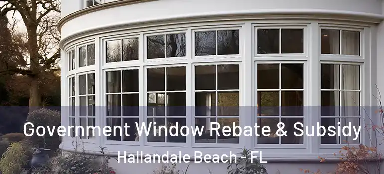  Government Window Rebate & Subsidy Hallandale Beach - FL