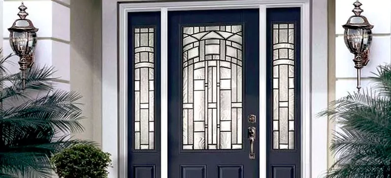 Stained Glass Door Panels in Hallandale Beach, FL