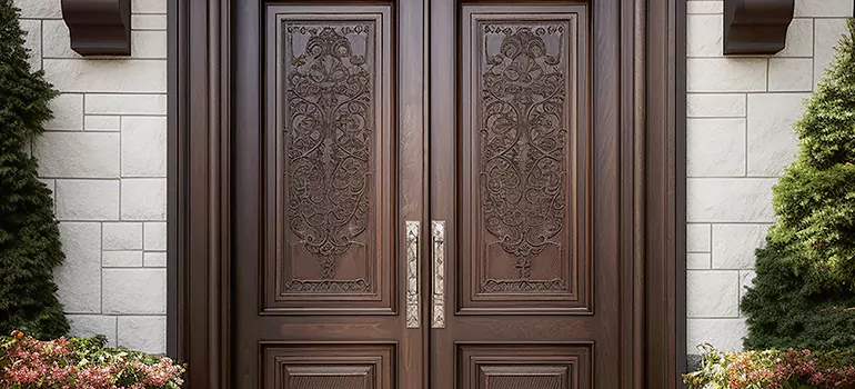 Double Front Doors in Hallandale Beach, FL