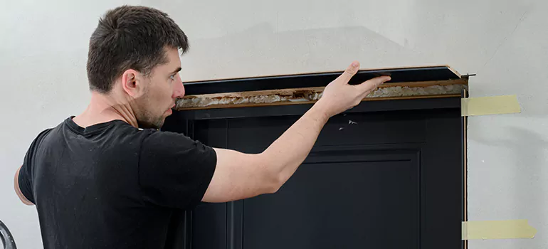 Wood Door Hole Repair in Hallandale Beach, FL