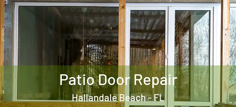  Patio Door Repair Hallandale Beach - FL