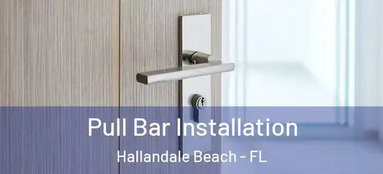  Pull Bar Installation Hallandale Beach - FL