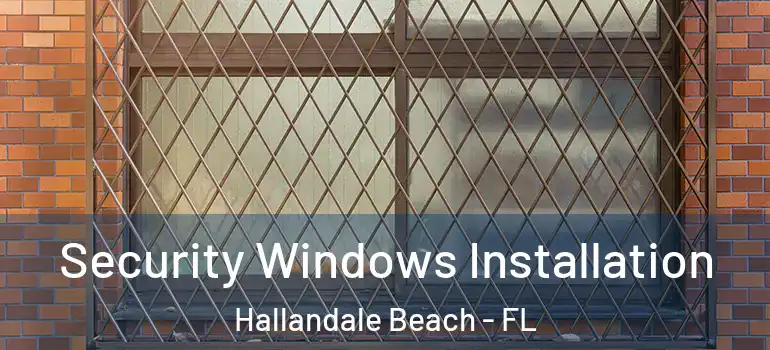  Security Windows Installation Hallandale Beach - FL