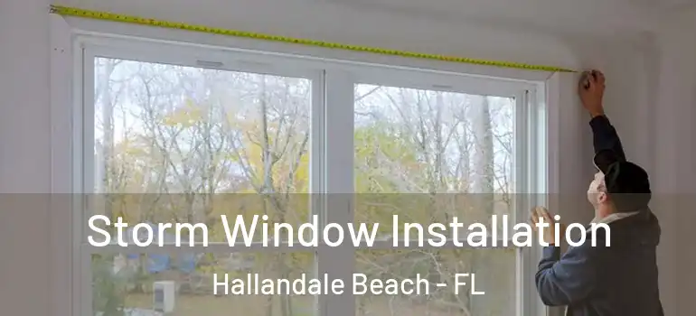  Storm Window Installation Hallandale Beach - FL